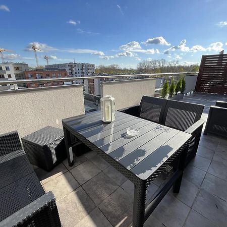 Ferienwohnung Apartament Z Tarasem Oraz Podziemnym Parkingiem Krakau Exterior foto